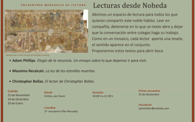 Lecturas desde Noheda. Primer encuentro.